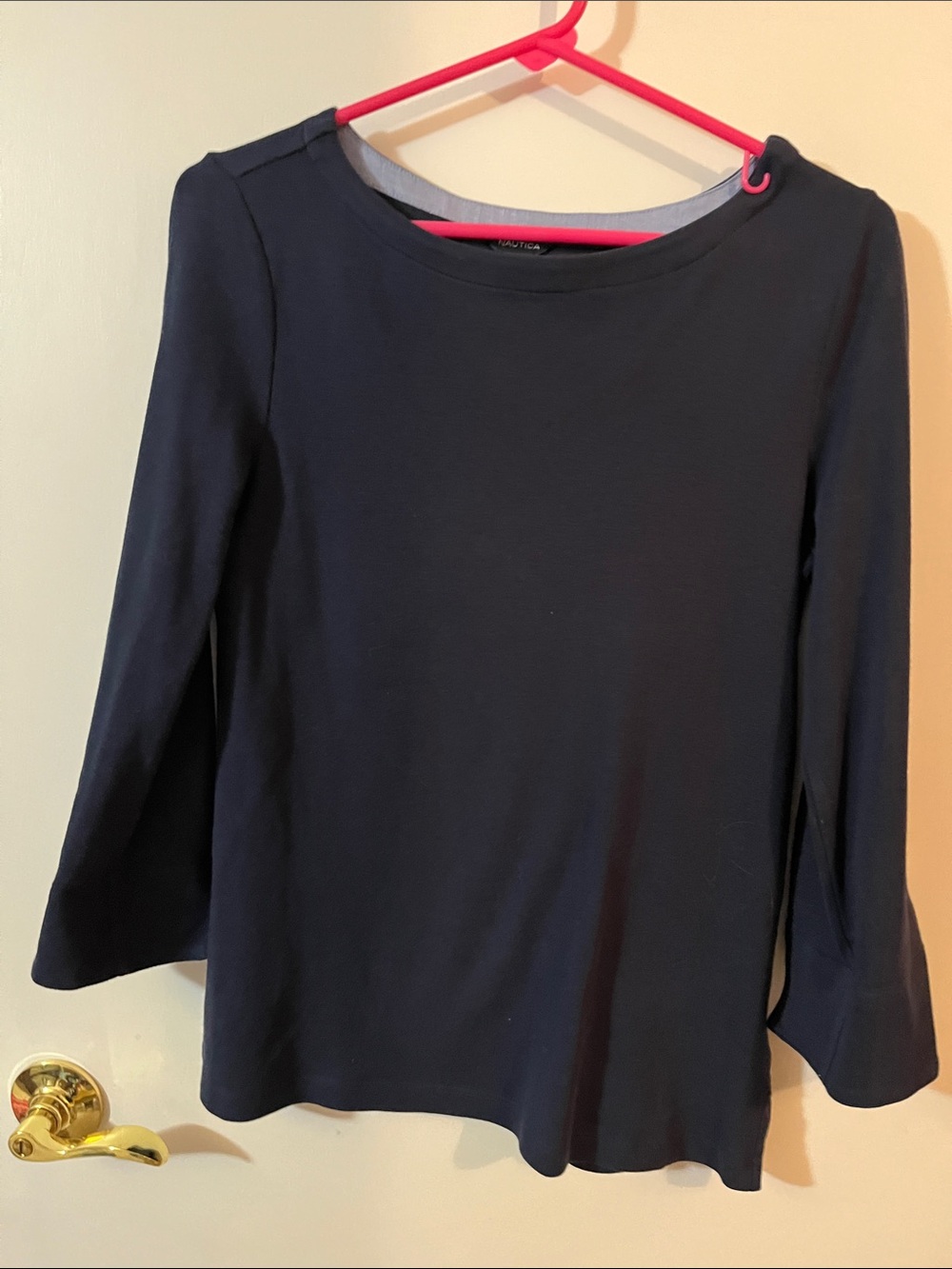 Nautica Blue small Women's Crew Neck top